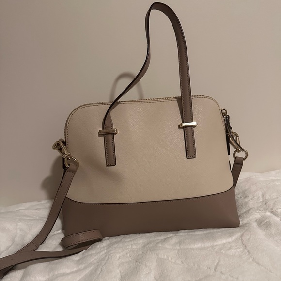 Kate Spade 'cedar Street - Maise' Leather Satchel creme and taupe - Picture 5 of 11